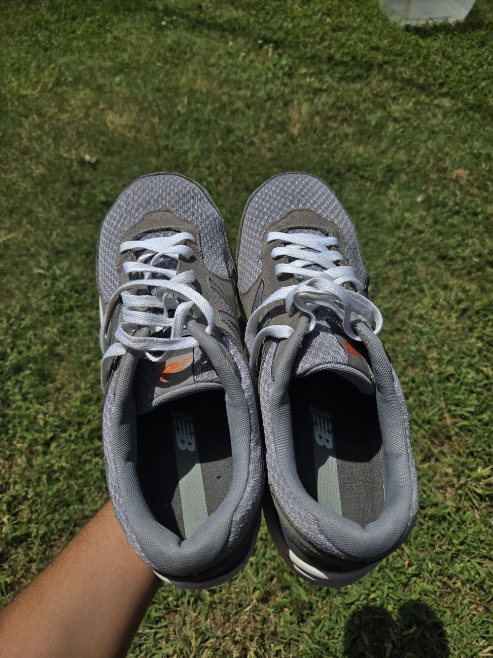 New Balance Men’s Grey Athletic Walking Shoes